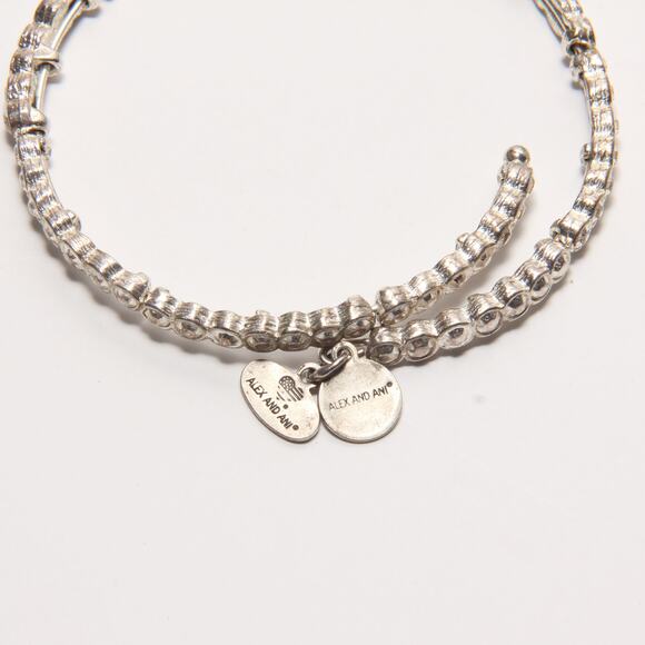 Alex & Ani Vintage 66 Wrap Bracelet Crystal Accents - Picture 4 of 5